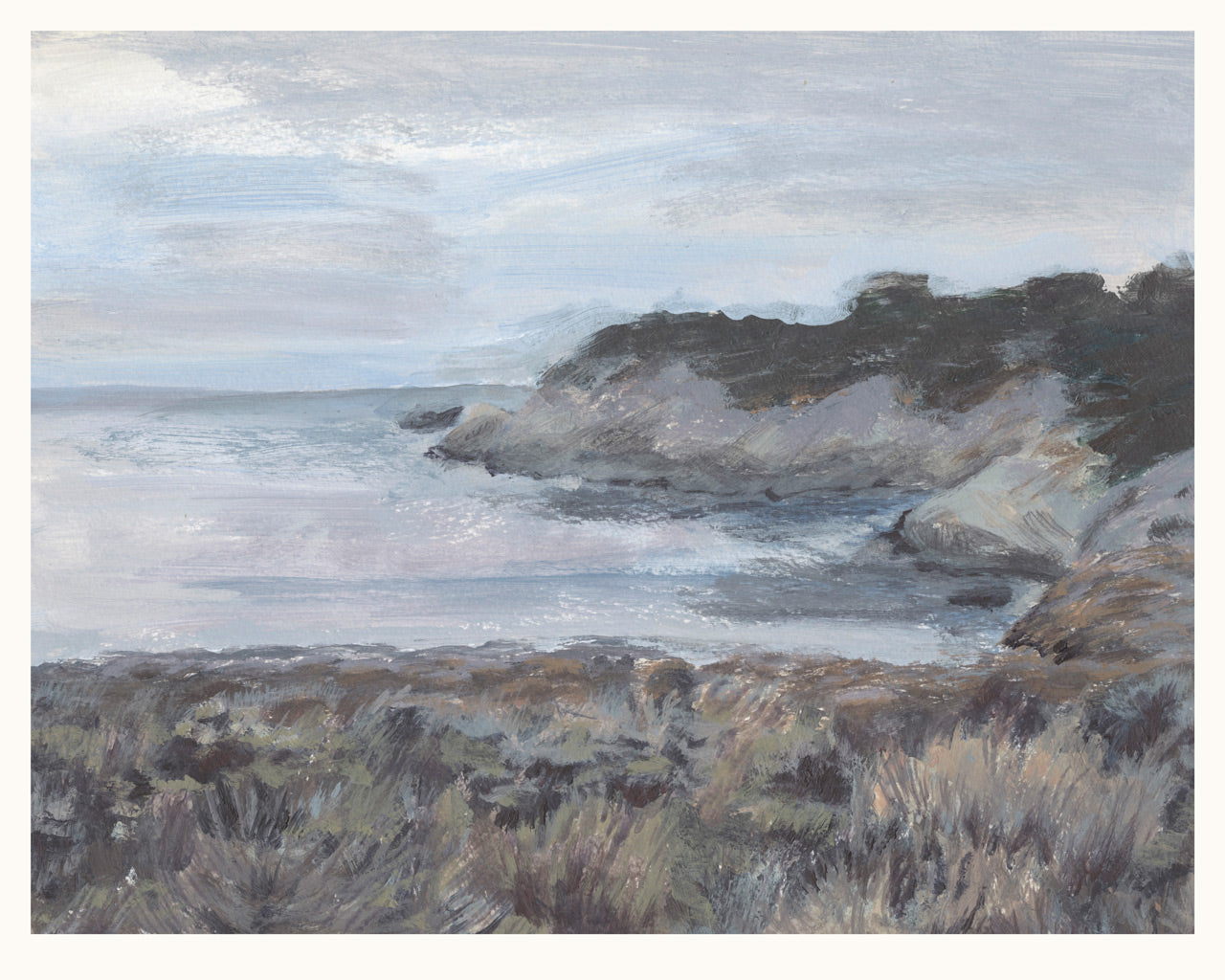 Seascape: Pt Lobos Hillside