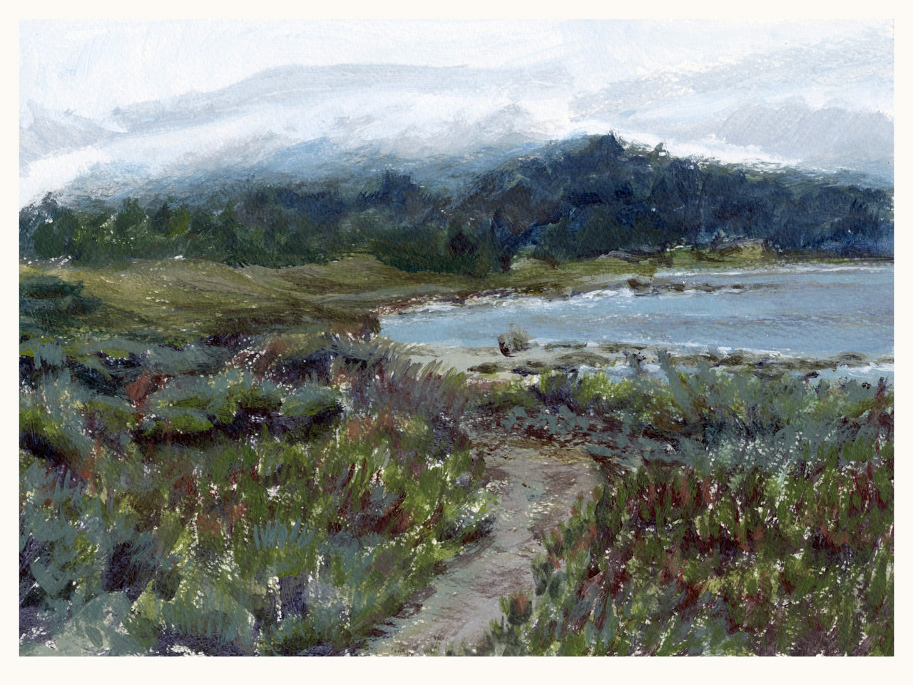Seascape: The Trail Along the Coast